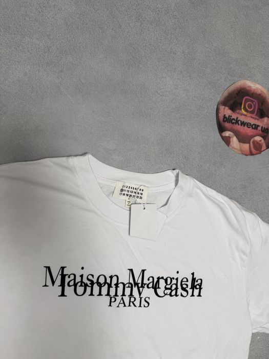 футболка Maison Margiela X tommy cash tee white M L vetements balencia — фото 2
