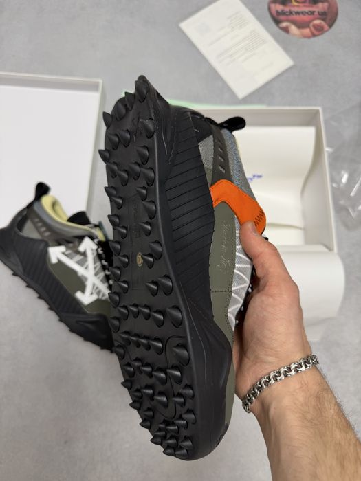 кроссовки Off white Odsy 1000 camo green black 42 43 off white raf sim — фото 5
