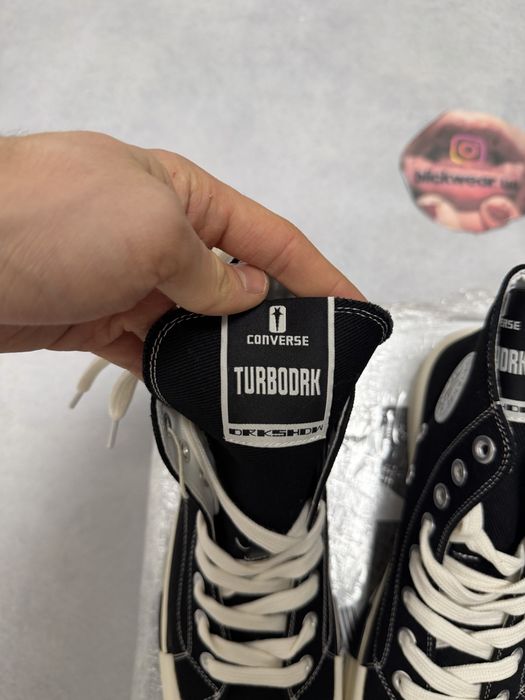 кеды кроссовки Rick Owens Turbodrk 42 43 DRKSHDW converse balenciaga — фото 2