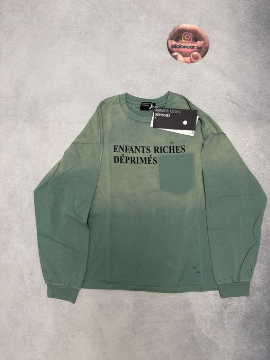 лонгслив Enfants Riches deprimes Green longsleeve S M L balenciaga