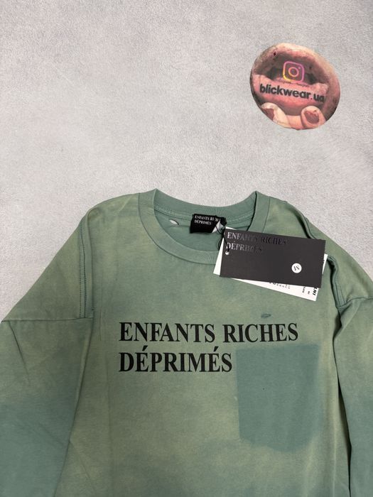 лонгслив Enfants Riches deprimes Green longsleeve S M L balenciaga — фото 2