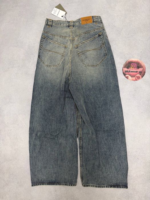 штани джинси Balenciaga Logo jeans M L Vetements rick owens  project — фото 7