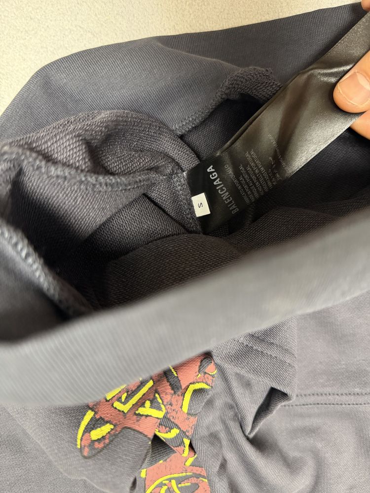 зип худи Balenciaga Offshore Zip up Skate skater vetements rick owens — фото 4