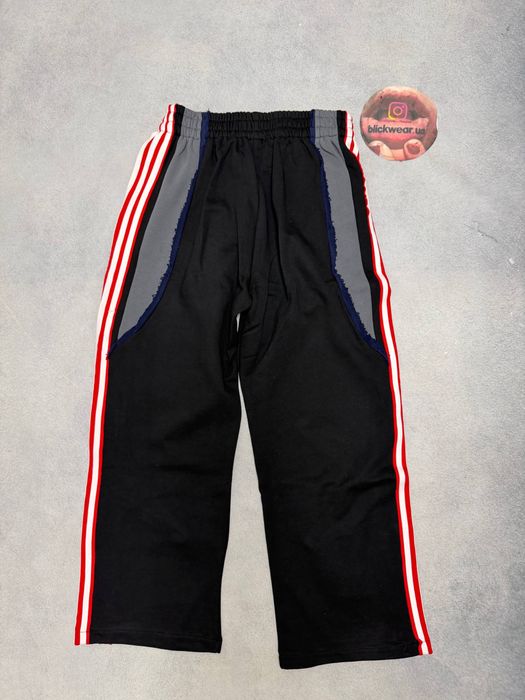 штаны balenciaga strips black pants M L vetements rick owens project — фото 6
