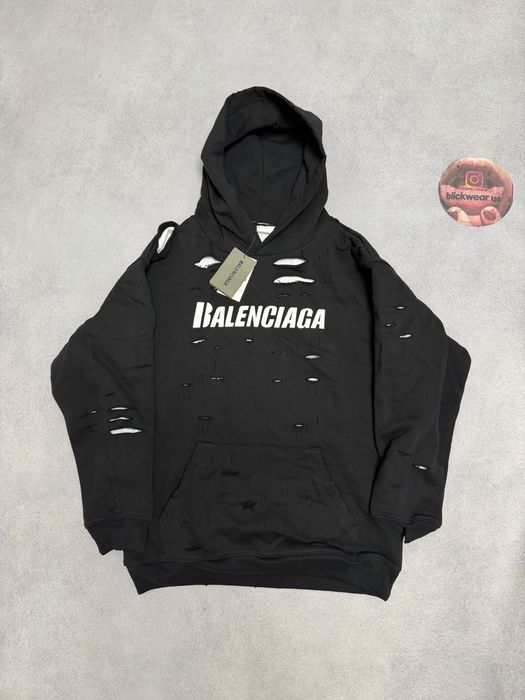 худи Balenciaga Black S M L vetements rick owens raf simons