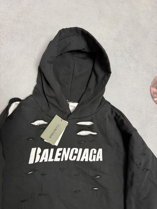 худи Balenciaga Black S M L vetements rick owens raf simons — фото 2