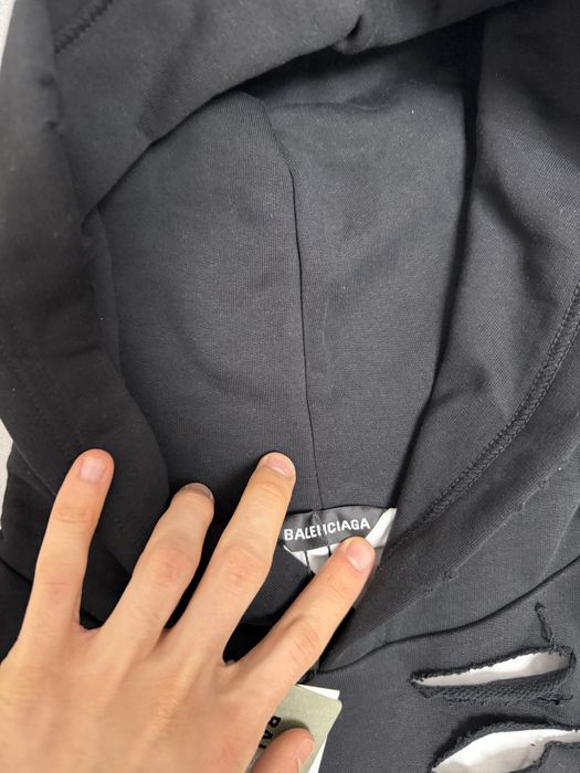 худи Balenciaga Black S M L vetements rick owens raf simons — фото 3