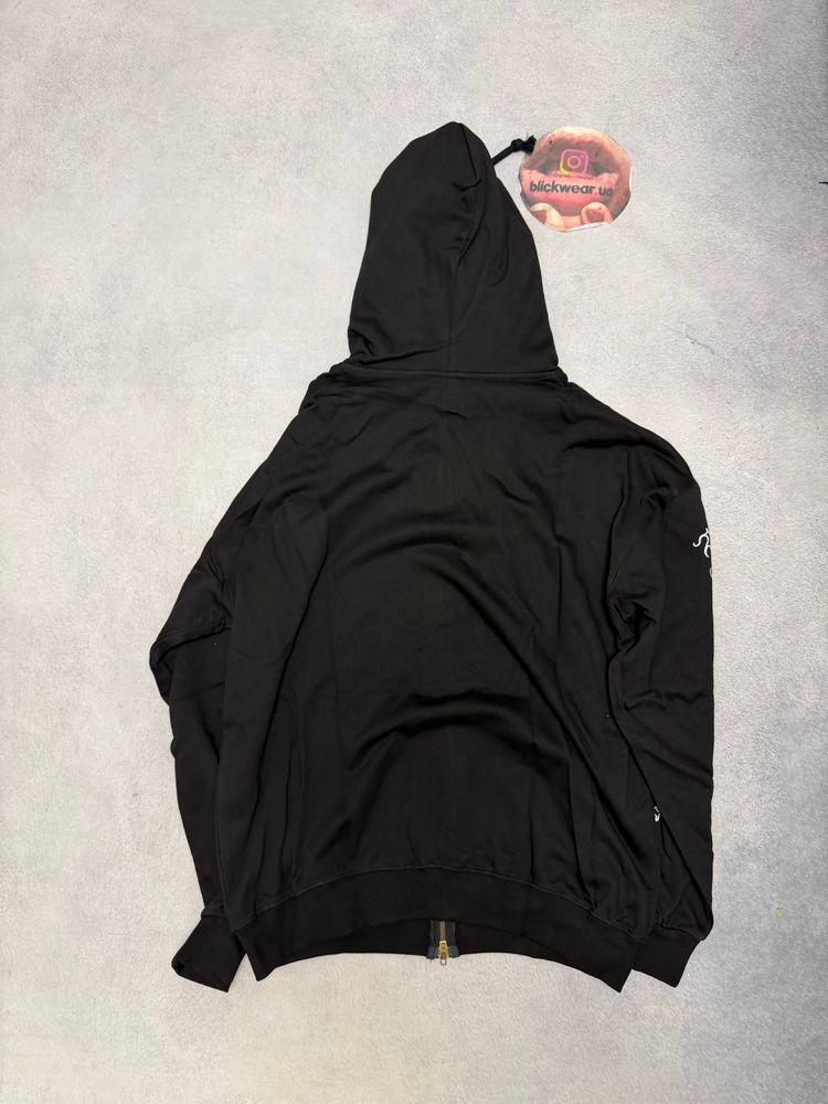 зип худи Vetements metalized black zip up balenciaga rick owens — фото 4