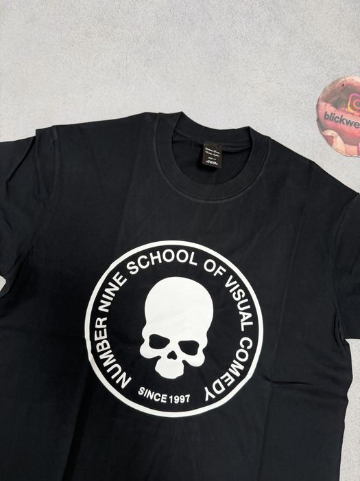 футболка Number Nine School of vision tee black M L undercover mm6 — фото 2