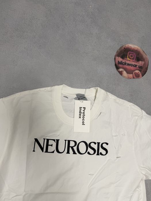 футболка Protocol index project gr white Neurosis tee balenciaga mm6 — фото 2