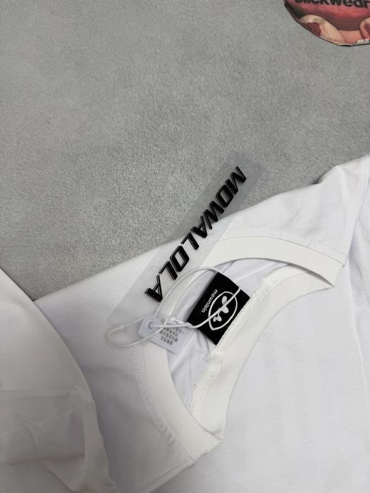 Футболка Mowalola white tee S M L balenciaga vetements maison margiela — фото 3