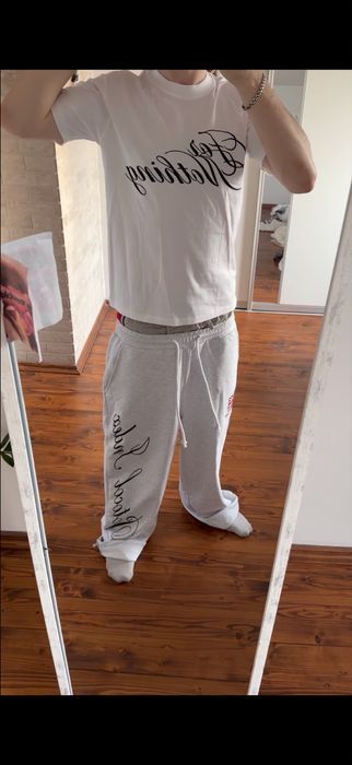 футболка мерч Destroy Lonely For nothing white t balenciaga vetements — фото 4