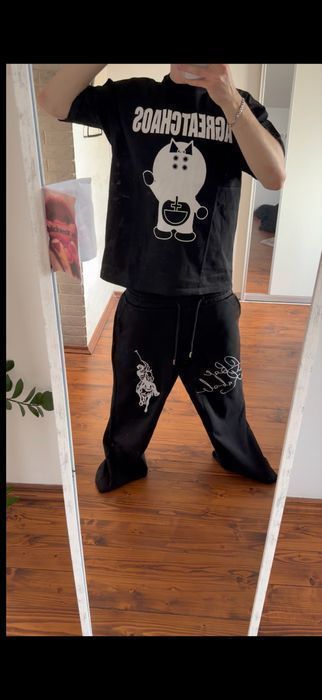 футболка Ken Carson Agreat Chaos black M L balenciaga vetements rick — фото 4