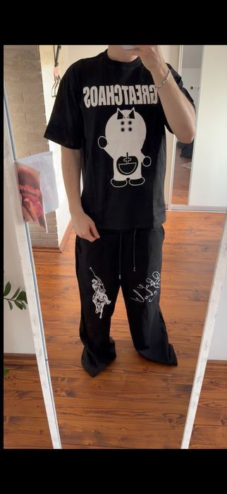 футболка Ken Carson Agreat Chaos black M L balenciaga vetements rick — фото 5