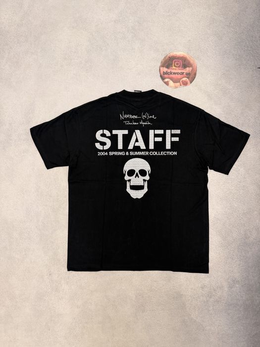 футболка Number  Nine dream baby dream staff tee M L vetements balenci — фото 3