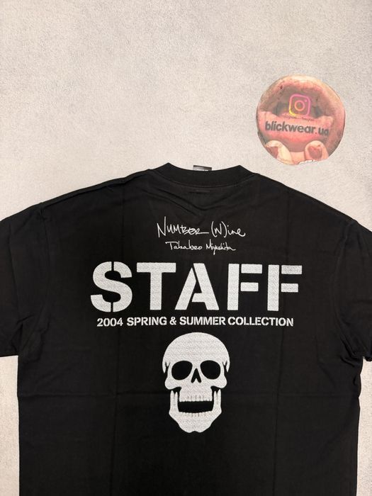 футболка Number  Nine dream baby dream staff tee M L vetements balenci — фото 4