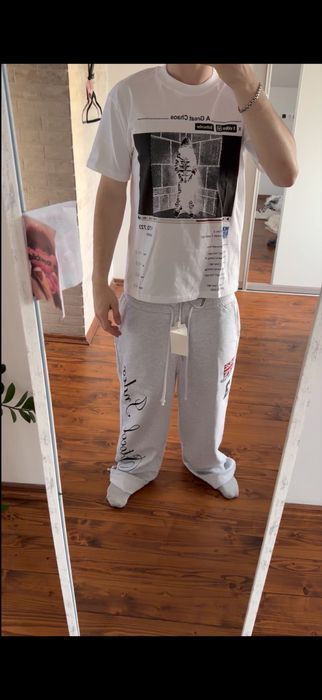 футболка Ken Carson Agreat chaos merch music white M L vetements mm6 — фото 6