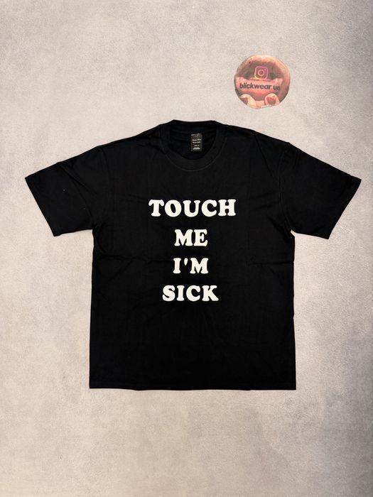 футболка Number Nine Touch me im sick tee black M L vetements balenci