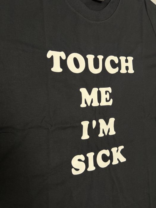 футболка Number Nine Touch me im sick tee black M L vetements balenci — фото 2