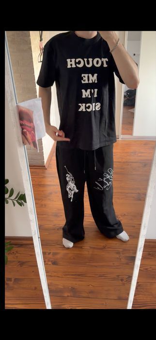 футболка Number Nine Touch me im sick tee black M L vetements balenci — фото 5