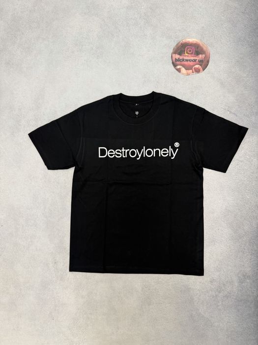 футболка Destroy Lonely Merch tee black S M L vetements balenciaga
