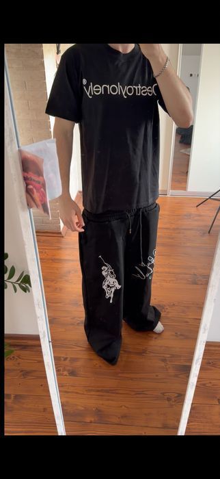футболка Destroy Lonely Merch tee black S M L vetements balenciaga — фото 5