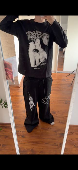 лонгслив Destroy Lonely Merch  girl kisses balenciaga vetements rick owens — фото 4