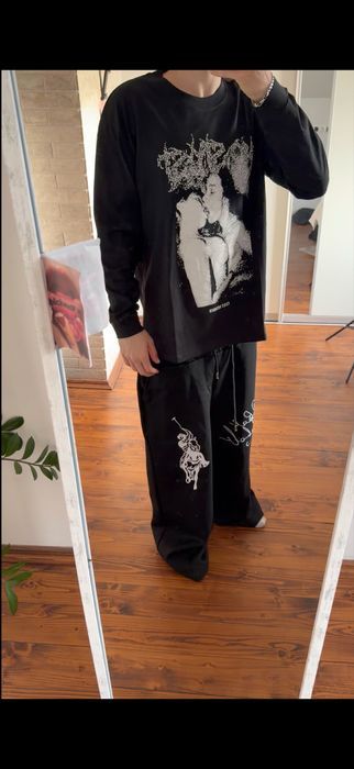 лонгслив Destroy Lonely Merch  girl kisses balenciaga vetements rick owens — фото 5