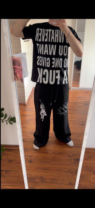 Футболка Anna Bolina black tee M L vetements balenciaga rick owens raf simons maison margiela — фото 4