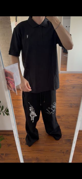 футболка  Ysl Saint Lauren Playboi carti tee black — фото 4