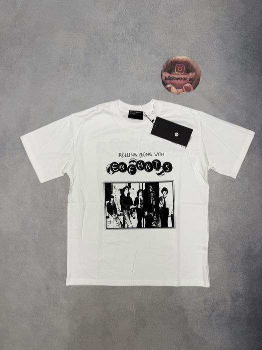 футболка  Erd Enfants riches deprimes rolling with along tee white M L balenciaga vetements rick owens