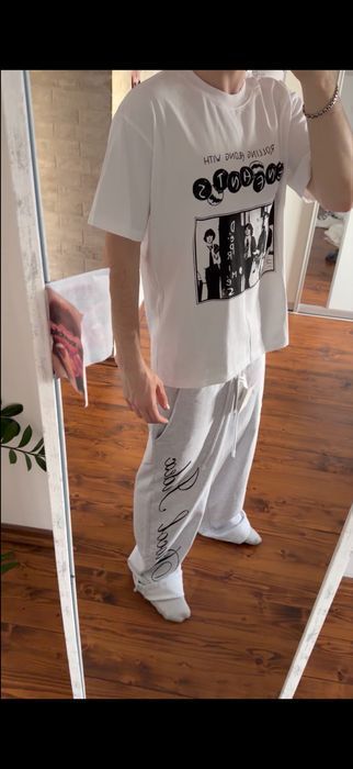 футболка  Erd Enfants riches deprimes rolling with along tee white M L balenciaga vetements rick owens — фото 6