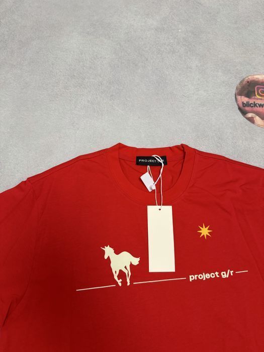 футболка Project gr  Definelly tee red S M L Vetements balenciaga rick owens — фото 2