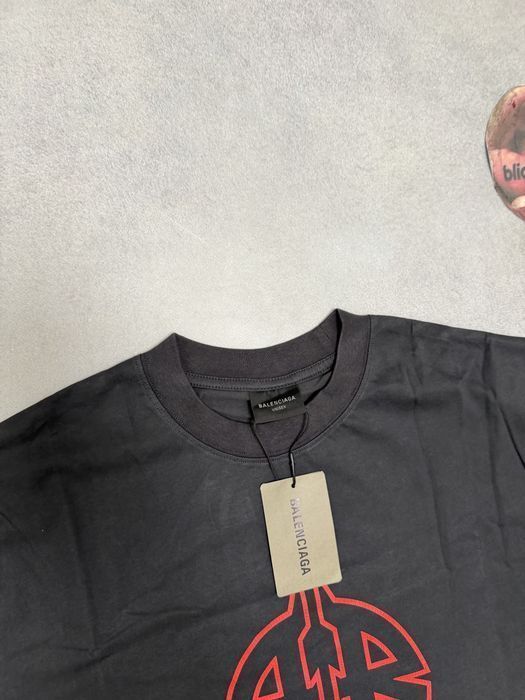 футболка Balenciaga Hard metal logotee S M Lrick owens maison margiela — фото 2