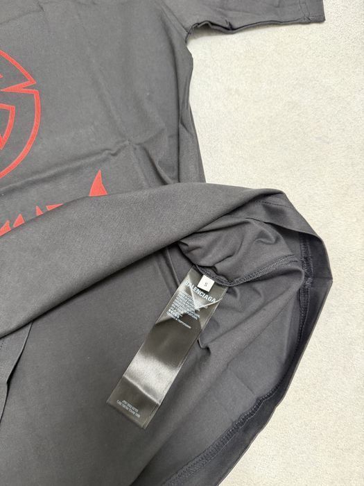 футболка Balenciaga Hard metal logotee S M Lrick owens maison margiela — фото 3