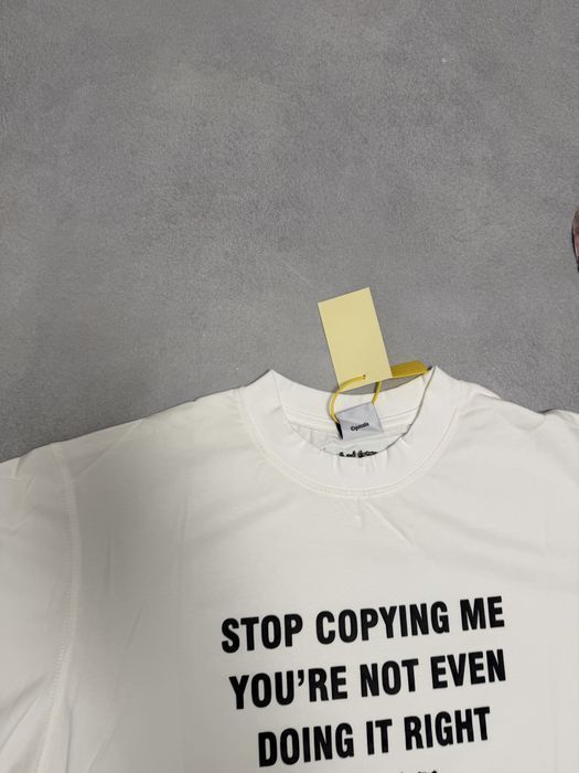 футболка Vetements Stop Copying me tee White S M L balenciaga rick owens acne studios maison margiela — фото 2
