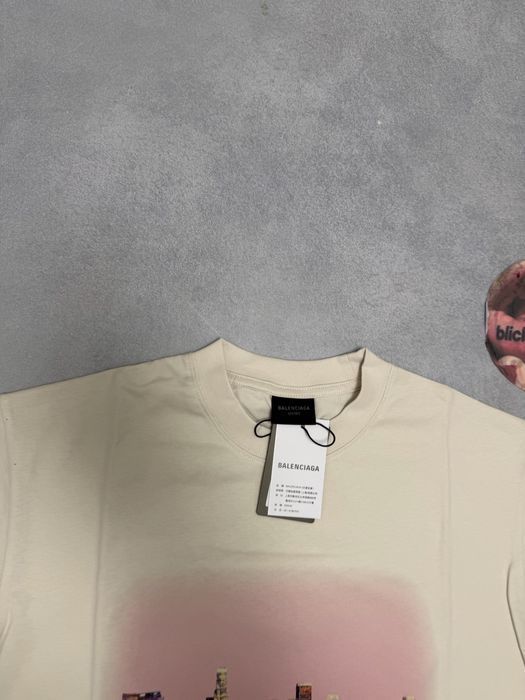 футболка Balenciaga City of angels tee white S M L — фото 2