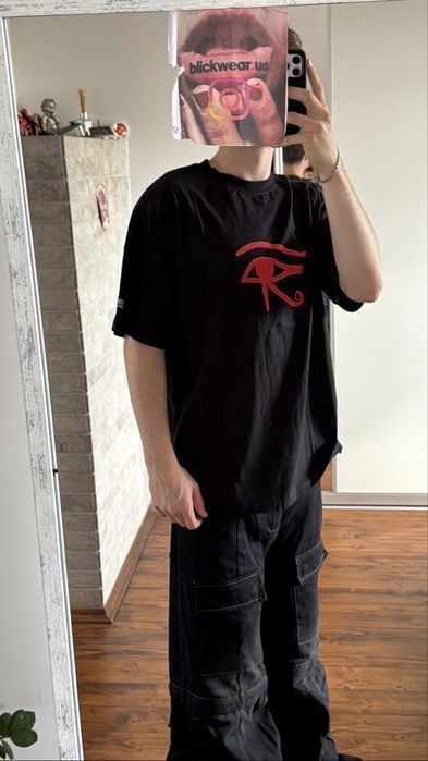 Футболка Vetements Eye of horus black S M L Balenciaga project gr protocol index — фото 6