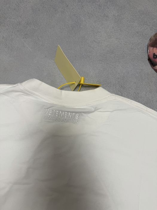 футболка Vetements Paris Statue white S M L balenciaga rick owens raf simons maison margiela — фото 5
