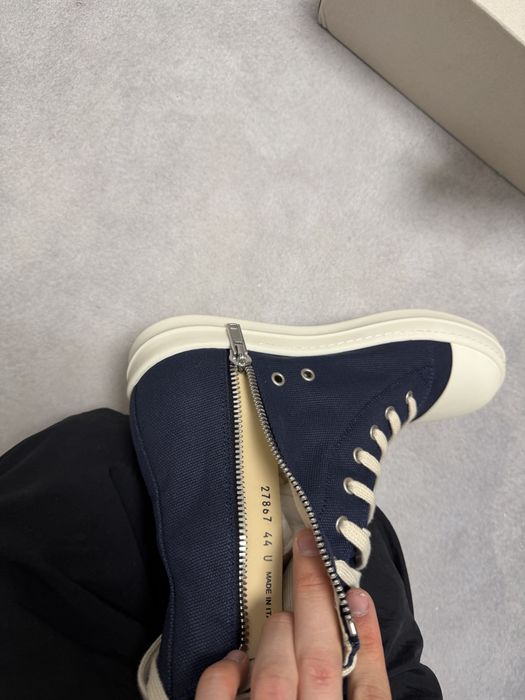 кеды кеди Rick Owens Ramones drkshdw Blue Logo 44 45 Vetements rick owens raf simons off white — фото 6