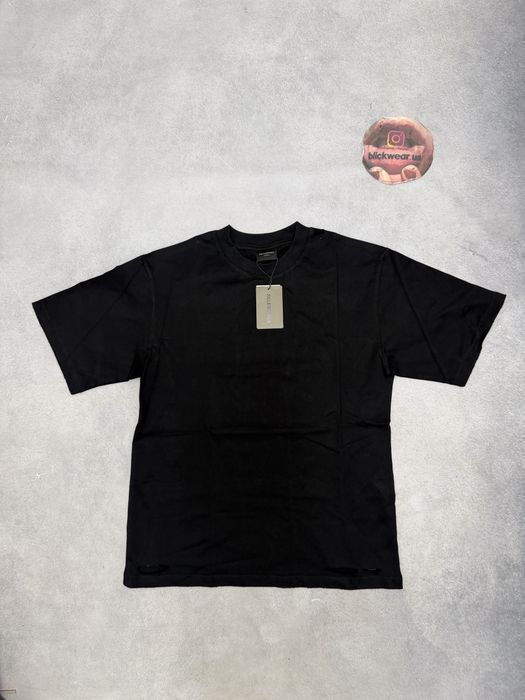 Футболка Balenciaga Scotch logo tee black S M L vetements rick owens  maison margiela — фото 3