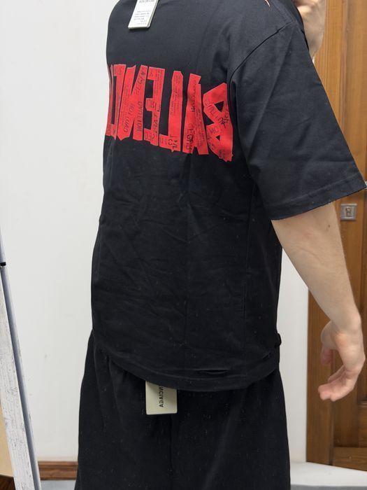 Футболка Balenciaga Scotch logo tee black S M L vetements rick owens  maison margiela — фото 6