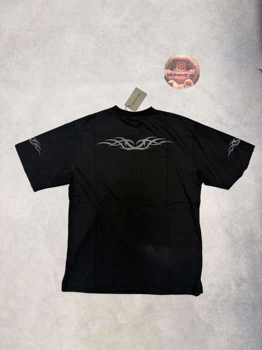 футболка Balenciaga heart Dragon logo black vetements rick owens — фото 4