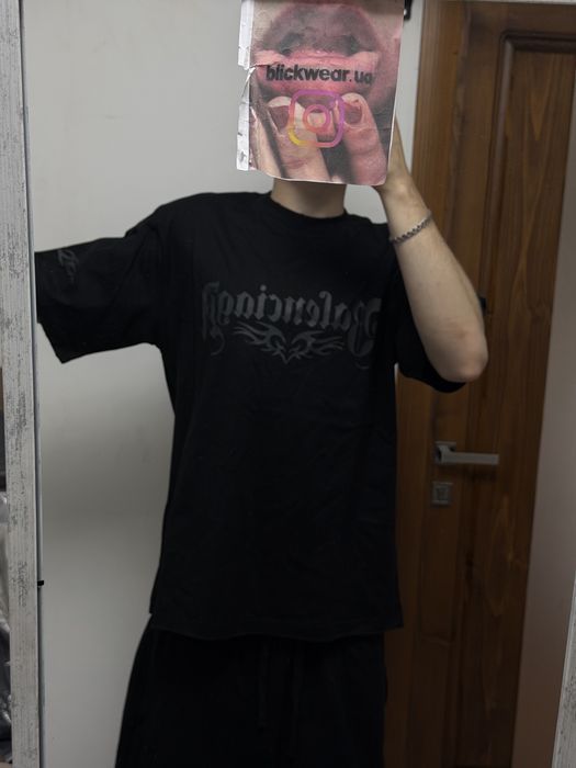 футболка Balenciaga heart Dragon logo black vetements rick owens — фото 5