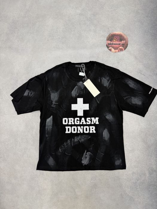 футболка Project gr Orgasm Donor Protocol index S M L  vetements balenciaga rick owens