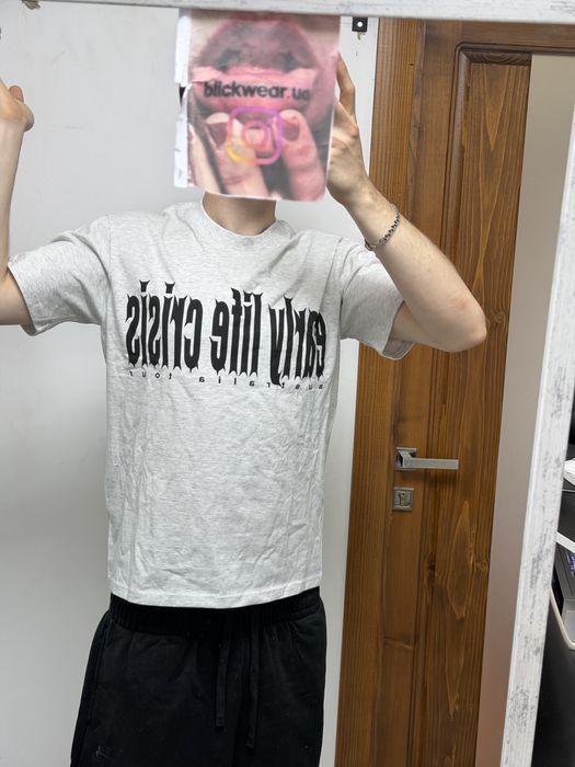 Футболка  early life crisis vetements balenciaga rick owens — фото 4