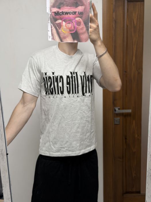 Футболка  early life crisis vetements balenciaga rick owens — фото 5