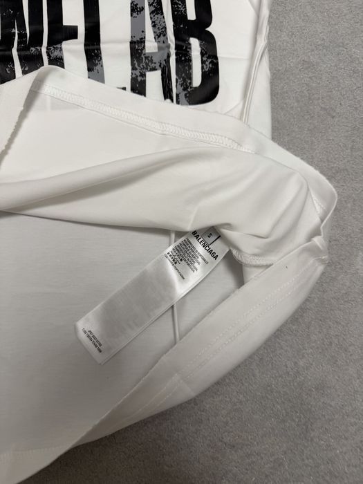 Футболка Balenciaga Reverse Logo white S M L vetements project gr pr — фото 3