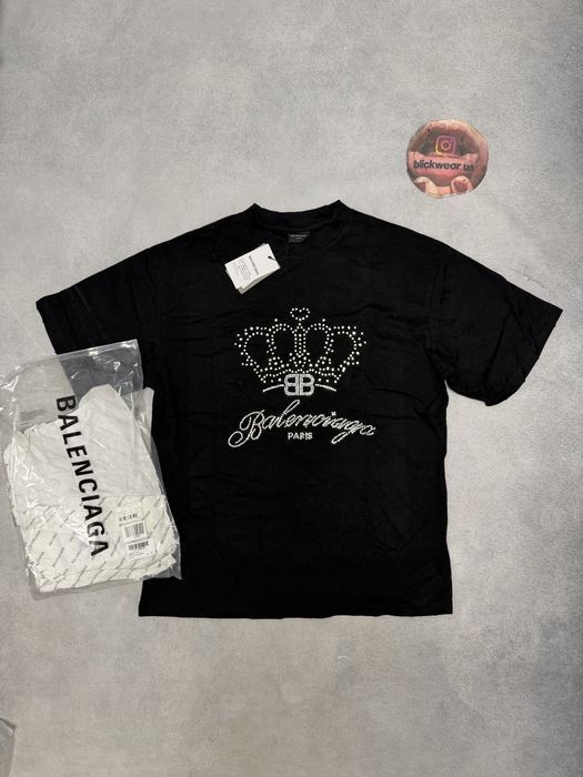 Футболка Balenciaga Crown Diamond tee S M l