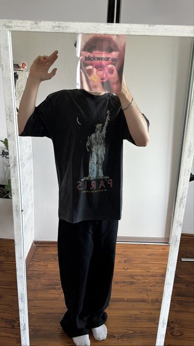 Футболка Balenciaga Paris Statue tee S M L — фото 5